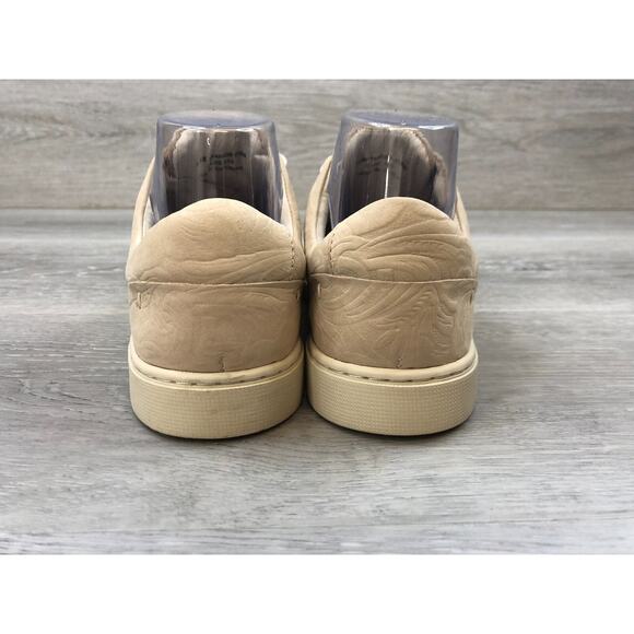 Frye Ivy Low FR40458-I Women 8.5M Beige Leather Floral LaceUp Casual SneakerShoe - Picture 3 of 9